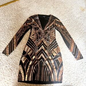Sequin Mini Dress